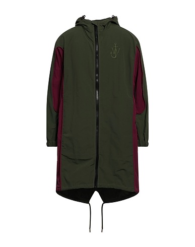 JW ANDERSON Full-length jacket Military green 100% Nylon