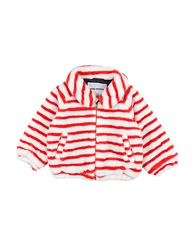 MINI RODINI Teddy Coat Tomato red 100% Recycled polyester