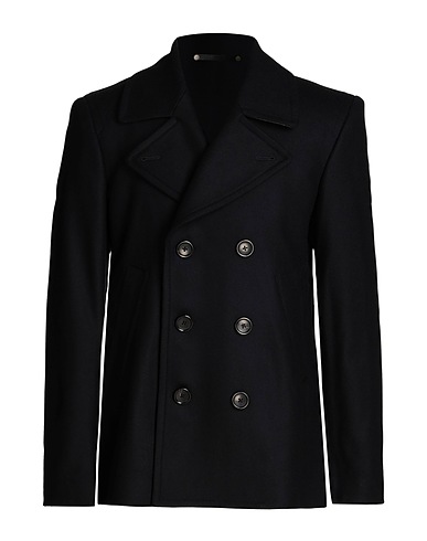 PS PAUL SMITH Caban et veste croisée Bleu nuit 67% Laine, 26% Polyamide, 7% Cachemire