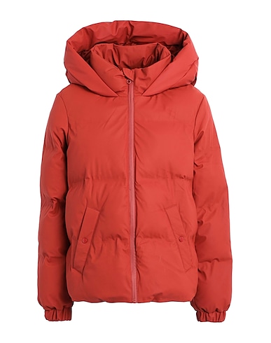 VERO MODA Shell jacket Brick red 100% Polyester, Polyurethane coated