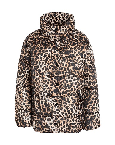 VERO MODA パファージャケット ブラウン ポリエステル 100%