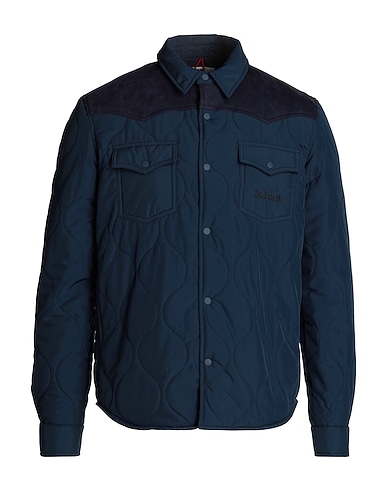 MC2 SAINT BARTH Shell jacket CHALET TEX Q
 Navy blue 100% Recycled polyester, Polyester, Elastane