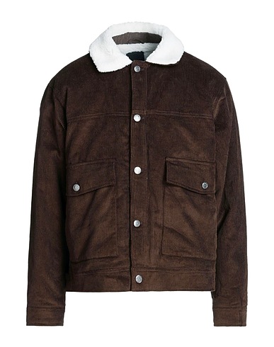 ONLY & SONS Jacket Chocolate brown 80% Cotton, 20% Recycled cotton