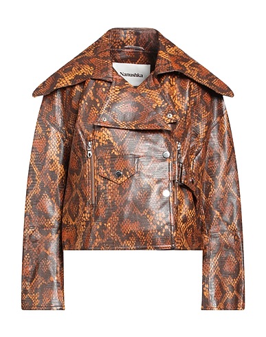 NANUSHKA Caban et veste croisée 100% Polyuréthane, Polyamide