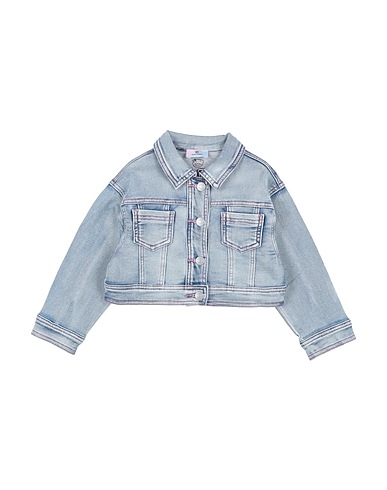 CHIARA FERRAGNI Denim jacket 89% Cotton, 10% Polyester, 1% Elastane