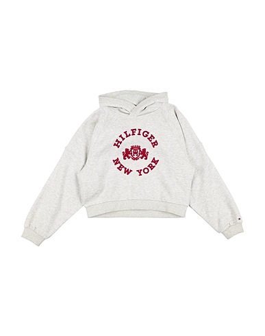 TOMMY HILFIGER Sweatshirt Light grey 60% Cotton, 40% Polyester