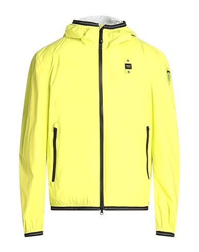 BLAUER. Jacket Lime green 100% Polyamide