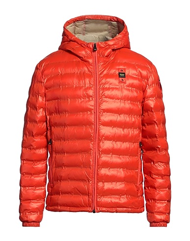 BLAUER. Shell jacket Orange 100% Polyamide