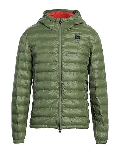BLAUER. Shell jacket Military green 100% Polyamide