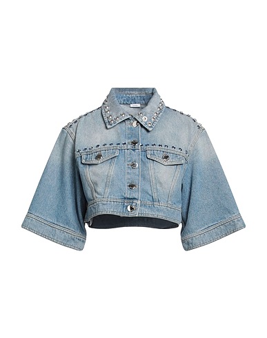 PINKO Denim jacket DENIM Blue 100% Cotton