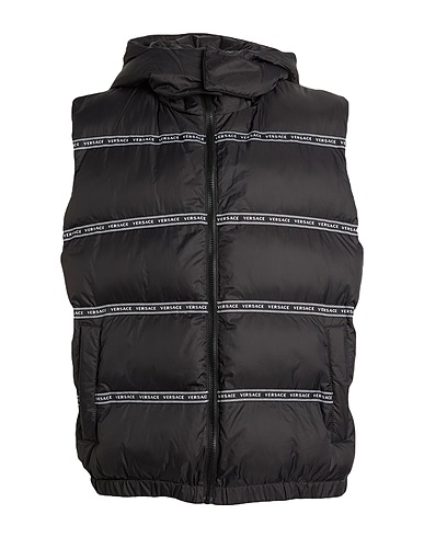 VERSACE Veste sans manches Noir 100% Polyester