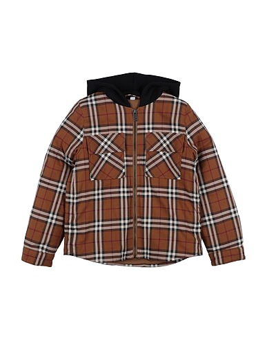 BURBERRY Jacket Brown 100% Cotton