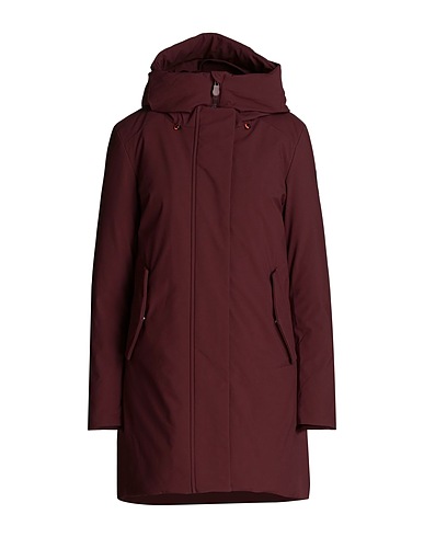 SAVE THE DUCK Manteau long NELLIE Bordeaux 100% Polyester recyclé