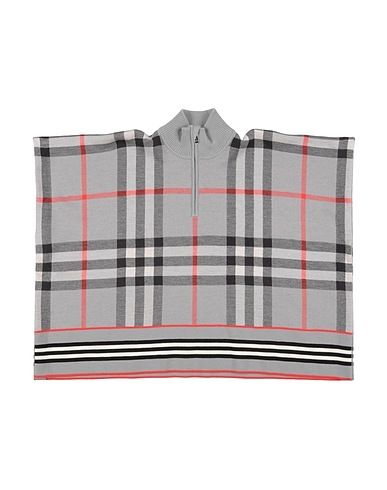 BURBERRY ケープ グレー ウール 100% / ナイロン / ポリウレタン