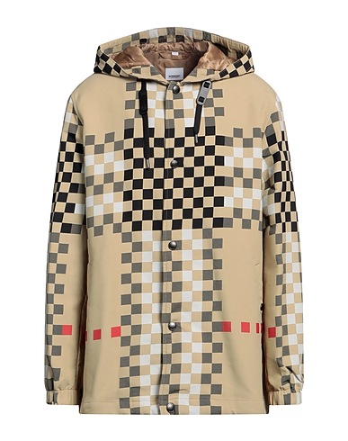 BURBERRY Full-length jacket Khaki 99% Polyamide, 1% Polyester
