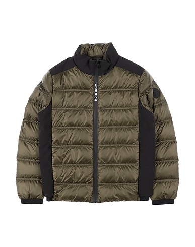 WOOLRICH Steppjacke Militärgrün 100% Polyester, Elastan