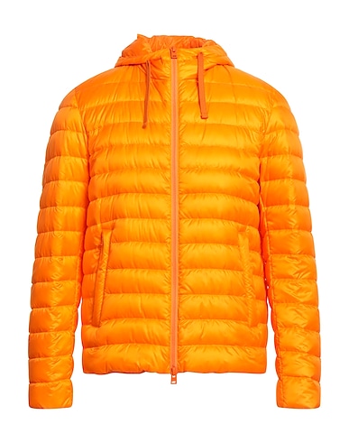 HERNO Shell jacket GLOBE Orange 100% Polyamide