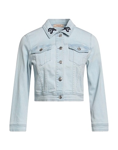 MARANI JEANS Denim jacket 92% Cotton, 6% Polyester, 2% Elastane