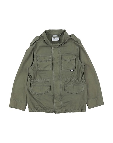 ASPESI Jacket Military green 98% Cotton, 2% Elastane