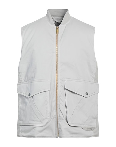 OBJECTS IV LIFE Jacket GRIGIO CHIARO 98% Cotton, 2% Elastane, Linen, Acrylic