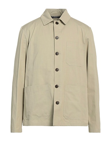 DRUMOHR Chemise de couleur unie Beige 100% Coton