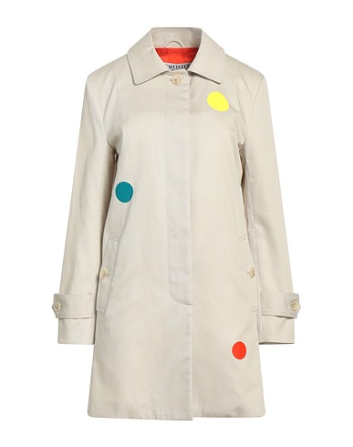 SAGMEISTER Full-length jacket Light grey 100% Cotton