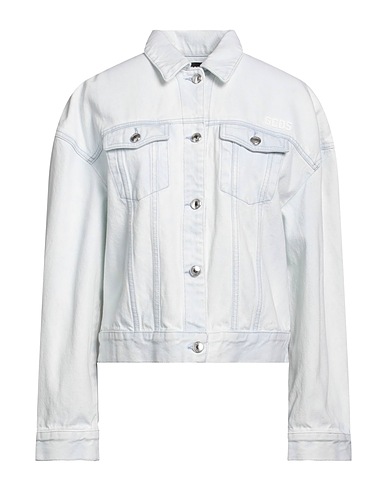 GCDS Denim jacket Blue 100% Cotton, Glass