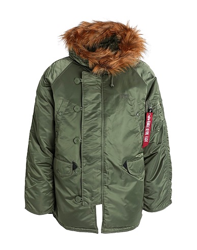 ALPHA INDUSTRIES Giubbotto Verde militare 100% Nylon