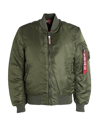 ALPHA INDUSTRIES Jacket Military green 100% Nylon