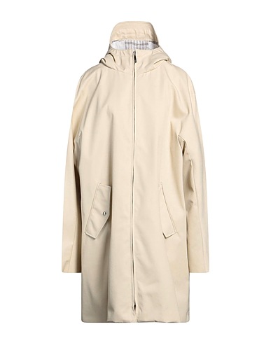 THOM BROWNE Full-length jacket Beige 59% Polyester, 28% Cotton, 13% Polyurethane