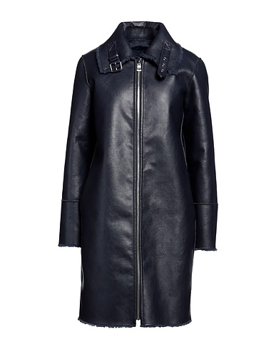 GUESS Coat Midnight blue 89% Polyester, 10% Cotton, 1% Viscose, Polyurethane