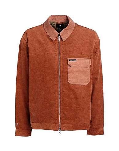 CONVERSE Activewear SEASONAL CORD PADDED JACKET TAWNY OWL
 Tan 100% Polyester