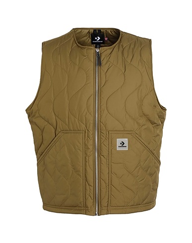 CONVERSE Activewear PADDED VEST COSMIC TURTLE
 Military green 100% Polyester