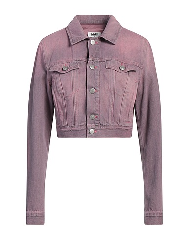 MM6 MAISON MARGIELA Denim jacket Mauve 100% Cotton
