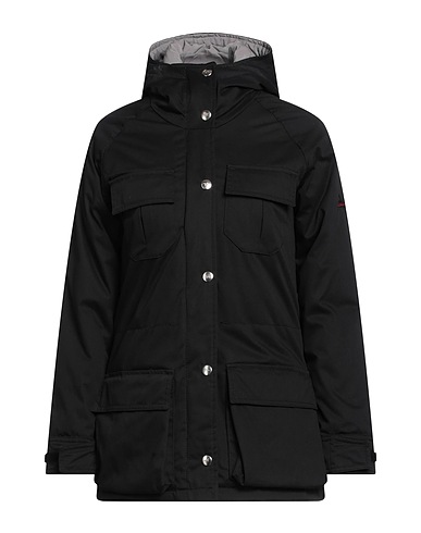 HOLUBAR Shell  jacket Black 82% Cotton, 18% Polyurethane