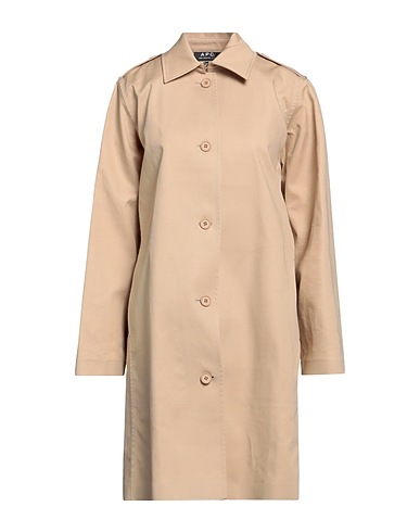 A.P.C. Full-length jacket Beige 100% Cotton