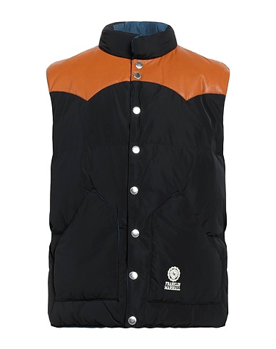 FRANKLIN & MARSHALL Jacket Black 100% Polyester, Goat skin