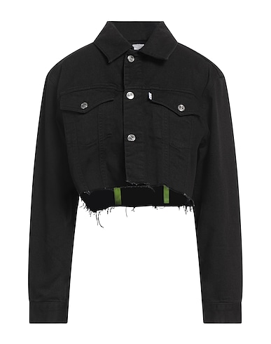 DEPARTMENT 5 Denim jacket Black 100% Cotton