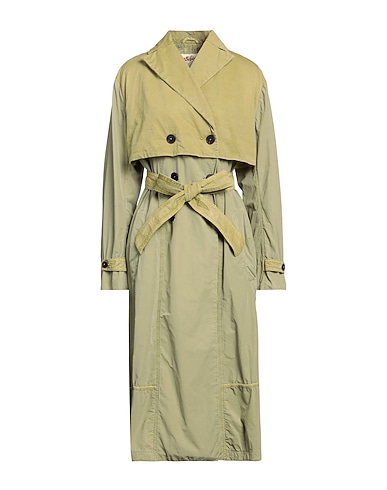 HIGH Double breasted pea coat Military green 100% Cotton, Polyamide