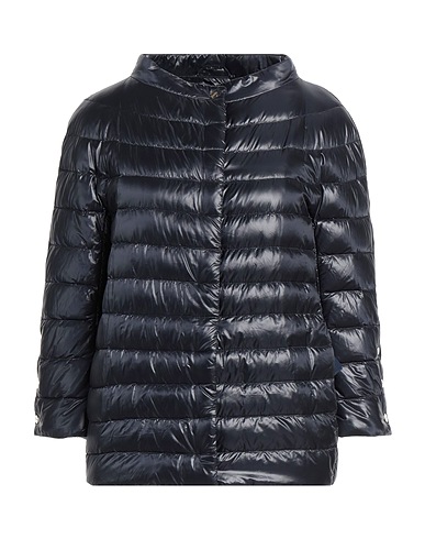HERNO Shell  jacket Midnight blue 100% Polyamide, Polyester, Cotton