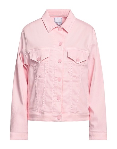 JACOB COHЁN Giubbotto jeans Rosa 63% Lyocell, 30% Cotone, 5% Poliestere, 2% Elastan