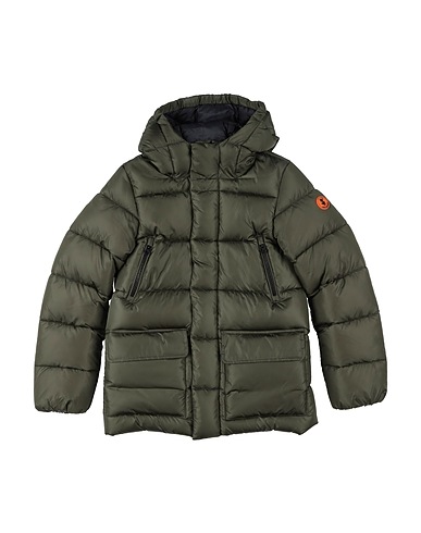SAVE THE DUCK Shell jacket Military green 100% Recycled polyester