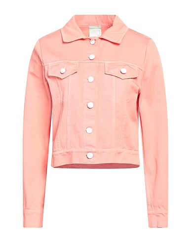IL THE' DELLE 5 Denim jacket Salmon pink 100% Cotton