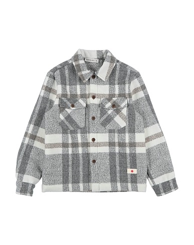 MANUEL RITZ Patterned shirt Grey 88% Polyester, 9% Acrylic, 3% Other Fibres