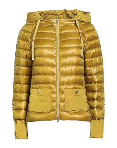 HERNO Shell jacket Military green 100% Polyamide