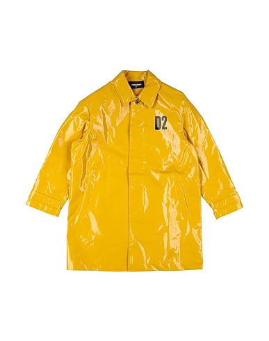 DSQUARED2 Full-length jacket Mustard 100% Cotton, Polyurethane