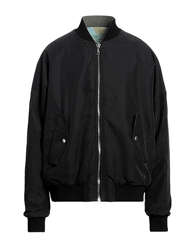 BALMAIN Bomber Black 100% Cotton, Modal, Polyester, Elastane, Silicone