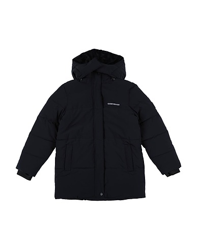 CONVERSE Shell jacket A-LINE PUFFER
 Black 87% Nylon, 13% Elastane