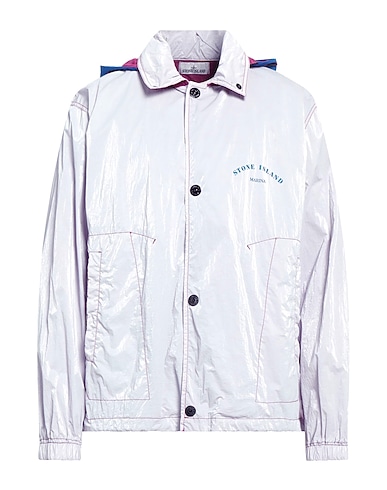 STONE ISLAND Jacket Lilac 100% Polyamide, Polyurethane resin