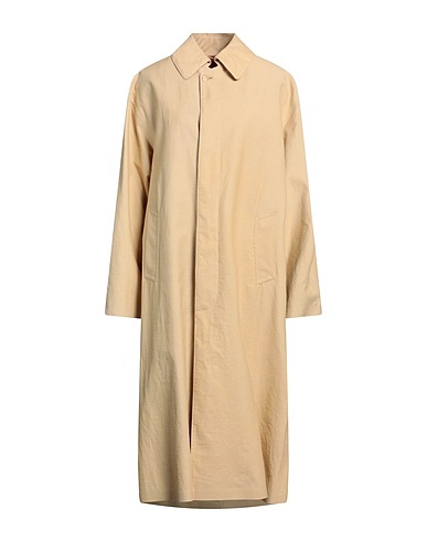 MAISON MARGIELA Full-length jacket Beige 84% Cotton, 16% Polyamide